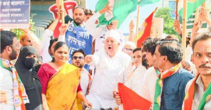 भिवंडीत वाढत्या महागाई विरोधात राष्ट्रवादी शरदचंद्र पवार गटाची निदर्शने newspaper 2026 06 21t105635.636