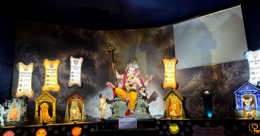 ठामपा सार्वजनिक गणेशोत्सव आरास स्पर्धेत गुणसागर नगर सार्वजनिक गणेशोत्सव मंडळ प्रथम तर शिवगर्जना मित्र मंडळ व्दितीय