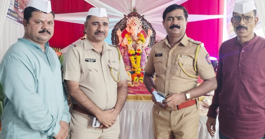 मुरबाड पोलीस वसाहतीत गणेशोत्सव उत्साहात मुरबाड पोलीस वसाहतीत गणेशोत्सव उत्साहात