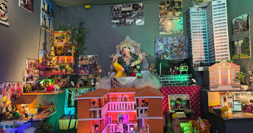 भिवंडी मानसरोवरमध्ये गणेशोत्सवातून उलगडली चाळ संस्कृतीची अनोखी झलक भिवंडी मानसरोवरमध्ये गणेशोत्सवातून उलगडली चाळ संस्कृतीची अनोखी झलक