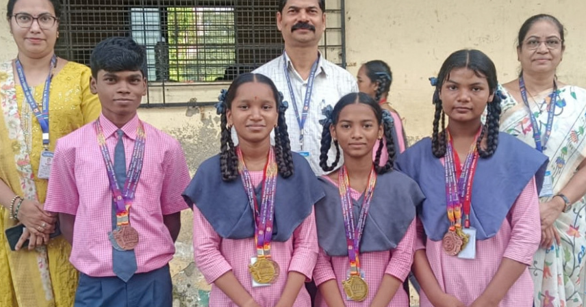 शिळगावच्या हाशा रामा पाटील विद्यालयाची राज्यस्तरावर दमदार कामगिरी